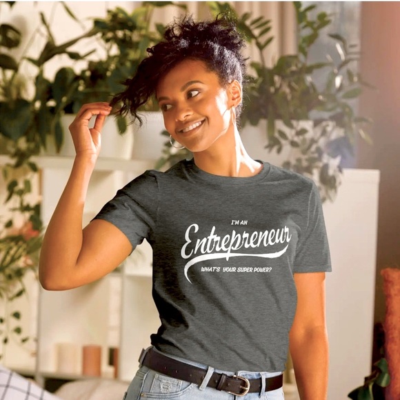 I’m An Entrepreneur. What’s Your Superpower? Soft Short Sleeve T-shirt Adult - Picture 2 of 4